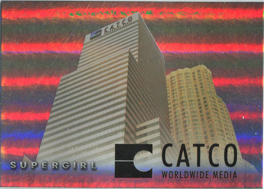 Supergirl Season 1 Rainbow Foil Board Locations Card L1 Catco Worldwide Media