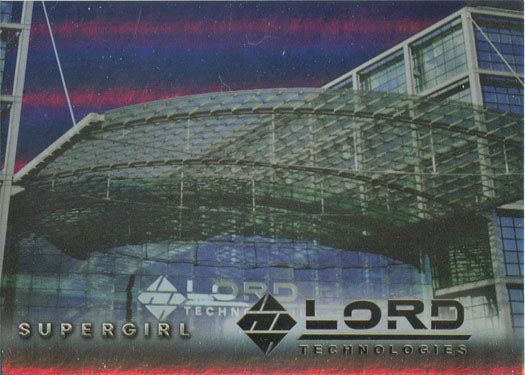 Supergirl Season 1 Rainbow Foil Board Locations Card L6 Lord Technologies