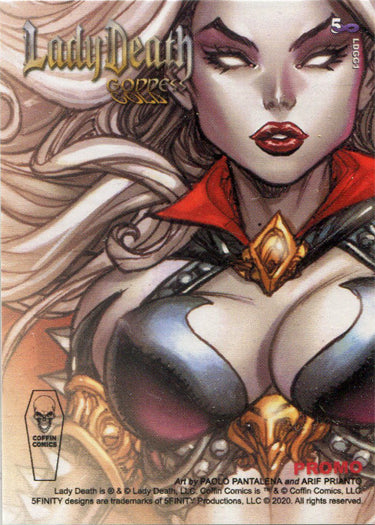 Lady Death Goddess Gold 5finity 2020 LDGG1 Promo Card