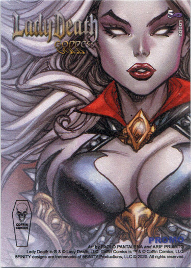Lady Death Goddess Gold 5finity 2020 LDGG2 Promo Card