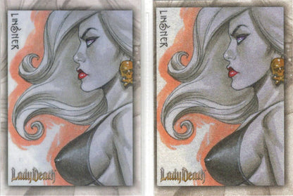 Lady Death Goddess Gold High Series 5finity 2021 LDGGHS1 Two Card Promo Set