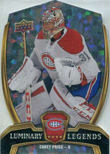 Upper Deck NHL Overtime Hockey 2015-16 Luminary Legends Card LL-20 Carey Price