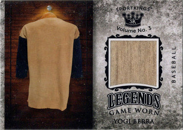 Sportkings 2022 Legends Sports Memorabilia Card LSM-33 Yogi Berra