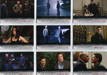 Supernatural Seasons 4 to 6 Notable Locations Complete 9 Chase Card Set