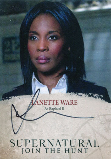 Supernatural Seasons 4 to 6 Autograph Card LW Lanette Ware as Raphael II
