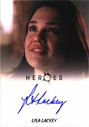 Heroes Archives Autograph Card Lisa Lackey as Janice Parkman