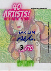 5finity 2022 40 Artists! Sketch Card Lak Lim