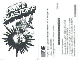 Creators Alternate Universe Lance Blastoff Phone Card
