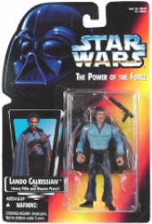 Star Wars POTF Lando Calrissian Action Figure Red Card