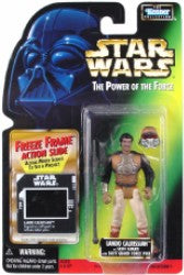 Star Wars POTF Lando Calrissian as Skiff Guard Action Figure with Freeze Frame