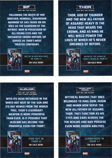 Marvel 2019 Thor Launch Party Sealed Trading Card Set