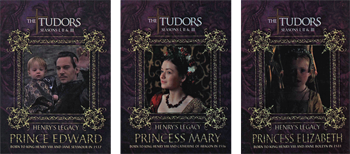 The Tudors Seasons 1 thru 3 Henrys Legacy Complete 3 Card Foil Chase Set