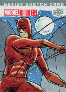 Marvel Annual 2017 Sketch Card by Eric Lehtonen of Daredevil