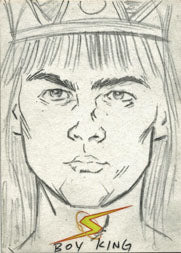 Project Superpowers Sketch Card by Jay Liesten #87