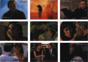 James Bond Heroes & Villains In Motion Lenticular 9 Card Chase Set