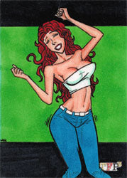 Female Persuasion 3 Sketch Card by Lak Lim