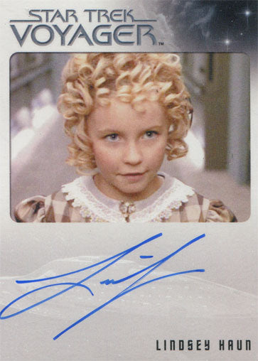 Star Trek Voyager Heroes & Villains Autograph Card Lindsey Haun as Burleigh