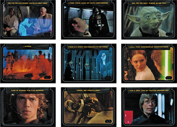 Star Wars Galactic Files Classic Lines Complete 10 Card Chase Set