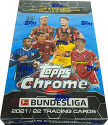 2021-22 Topps Chrome Bundesliga Soccer Hobby Lite Box