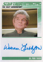 Complete Star Trek TNG Series 2 Autograph Card William Lithgow as Dr. Tainer