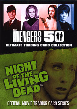 Avengers TV 50th Anniversary & Night of the Living Dead Promo Card