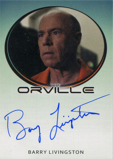 Orville Season 1 Autograph Card Barry Livingston as Tom