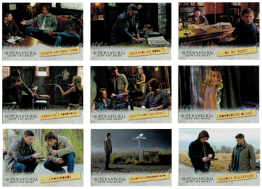 Supernatural Seasons One to Three Locations 9 Card Chase Set