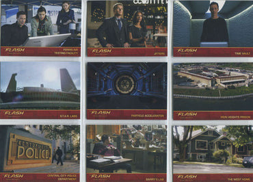 Flash Season 1 Locations Complete 9 Card Chase Set