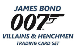 2021 Upper Deck James Bond Villains & Henchmen Trading Card Box