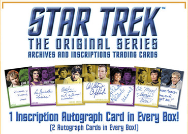 Star Trek TOS Archives & Inscriptions Factory Sealed Trading Card Box