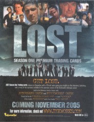 Lost TV Season 1 Trading Card Binder with Sell Sheet