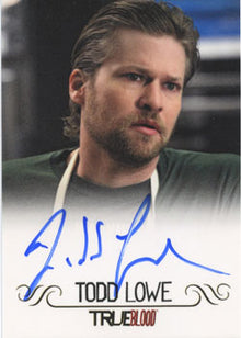 True Blood Archives Autograph Card by Todd Lowe as Terry Bellefleur