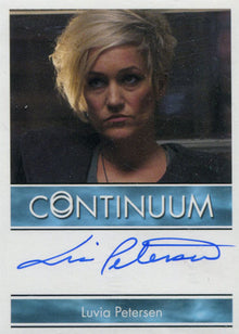 Continuum Season 3 Autograph Card Luvia Petersen as Jasmine Garza
