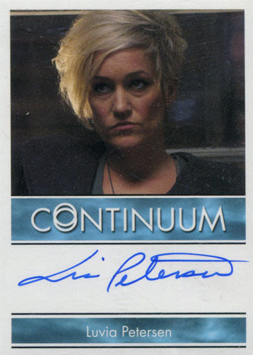 Continuum Season 3 Autograph Card Luvia Petersen as Jasmine Garza