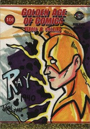 Golden Age of Comics Josh Lyman Sketch Card of Ray