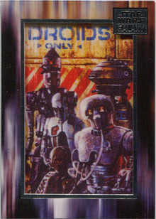 Star Wars Galaxy 2018 Art Patch Card M-D Droids