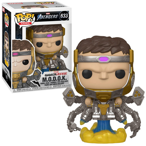Funko Pop Games 633 Marvel Avengers M.O.D.O.K. (Sun Damaged Box)