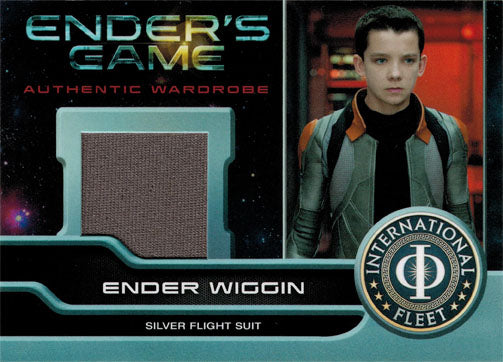 Enders Game Movie Wardrobe Card M01 Asa Butterfield as Ender Wiggin