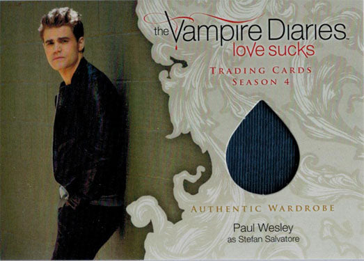 Vampire Diaries Season 4 Costume Wardrobe Card M02 Paul Wesley as Stefan
