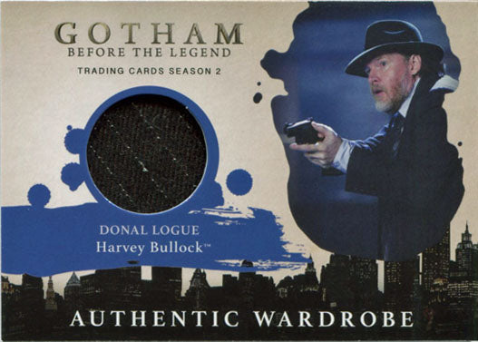 Gotham Season 2 Costume Wardrobe Card M03 Donal Logue as Harvey Bullock