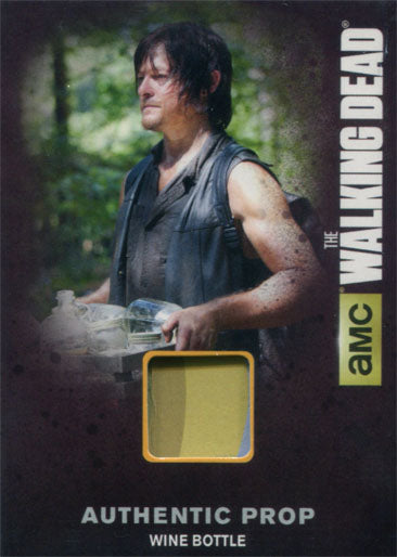 Walking Dead Season 4 Part 1 M03 Prop Card Wine Bottle