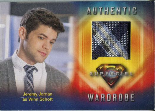 Supergirl Season 1 Wardrobe Card M04 Jeremy Jordan as Winn Schott