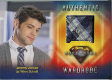 Supergirl Season 1 Wardrobe Card M04 Jeremy Jordan as Winn Schott