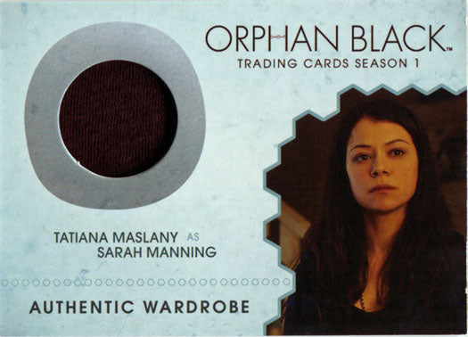 Orphan Black Season 1 M05 Costume Wardrobe Card Tatiana Maslany as Sarah