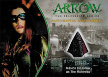 Arrow Season One Costume Wardrobe Card M07 Jessica De Gouw as The Huntress V1