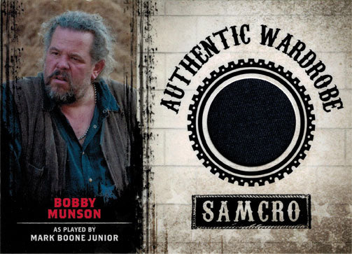 Sons of Anarchy Seasons 1 to 3 M07 Wardrobe Costume Card Mark Boone Jr as Bobby