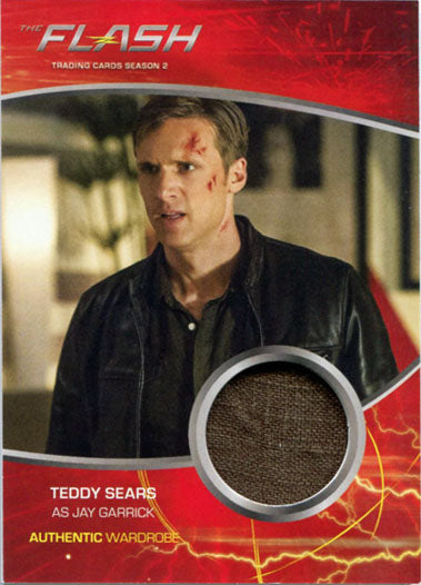 Flash Season 2 Costume Wardrobe Card M08 Teddy Sears as Jay Garrick