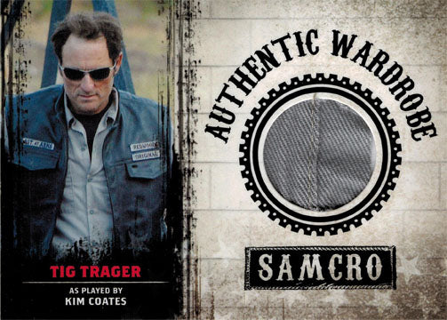 Sons of Anarchy Seasons 1 to 3 M10 Wardrobe Costume Card Kim Coates as Tig