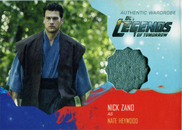 DCs Legends of Tomorrow Costume Wardrobe Card M11 Nick Zano as Nate Heywood