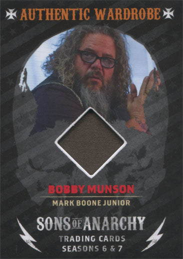 Sons of Anarchy Seasons 6 & 7 Costume Wardrobe Card M11 Mark Boone Jr as Bobby M